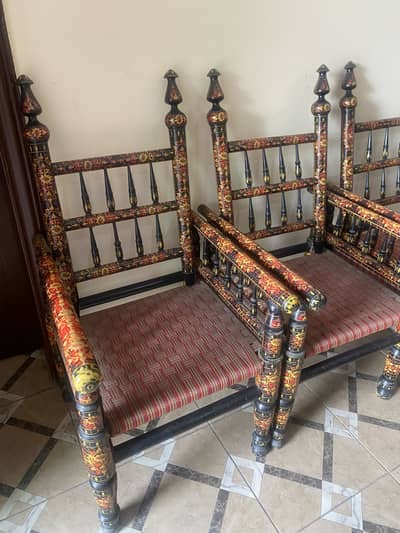 Chinioti peera chairs with table