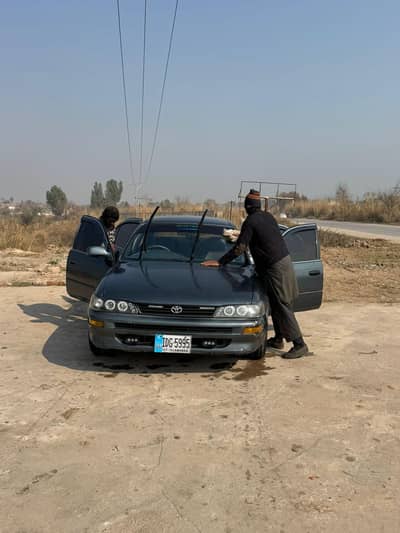 xi Corolla 1995model andar sy sel b sel Bhar sy chat Pilar janwan