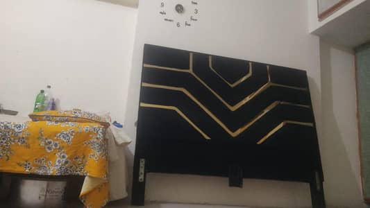 bed with dressing table side tables look like new