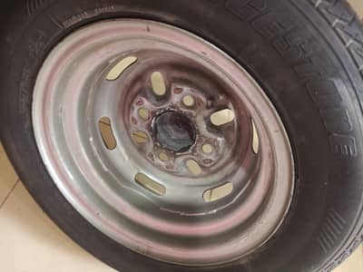 12 size mehran tyres and rims Bridgestone 4 rim with tyres