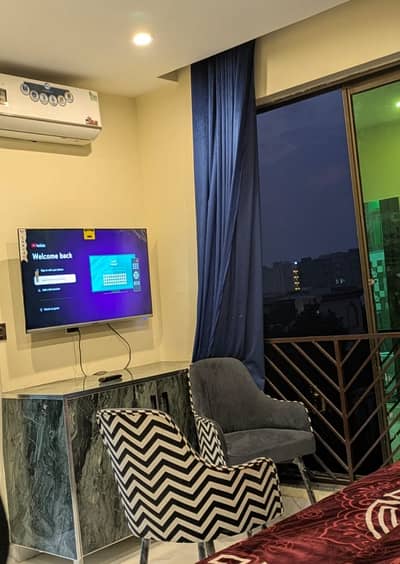 One bed Fully luxury Furnished Apartment for rent modern design in reasonable budget serious client