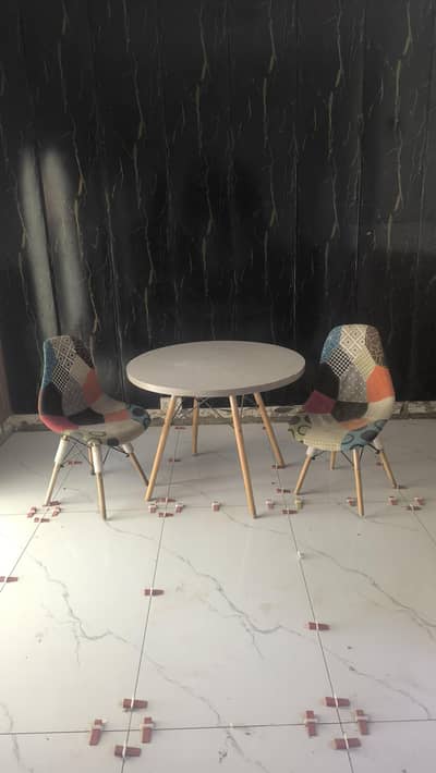 Dining table with 2 chairs