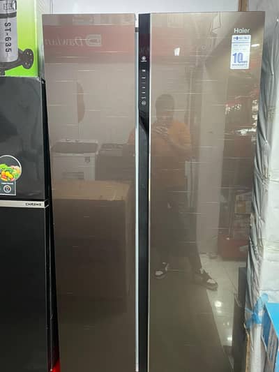 Haier no frost double door ref available 2 month ose hwy warranty avai