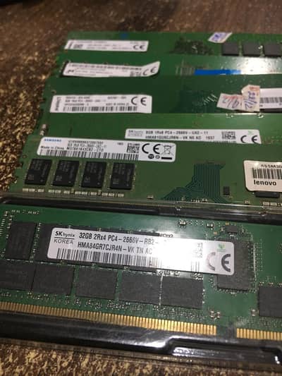 32GB and 8GB DDR 4 SK hynix korea 2666V