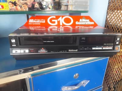 national vcr model G10  100% ok  good condition