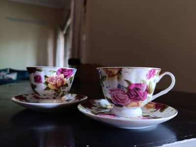 Bone China Tea Cups and Saucers