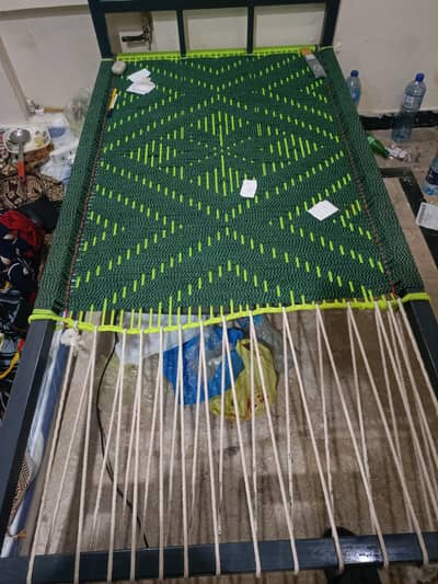 2 piece single mattress '. 1 piece charpai