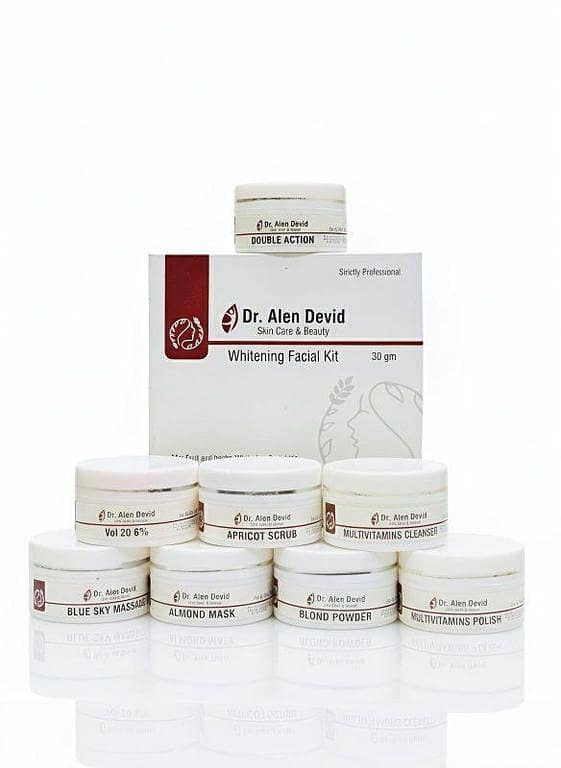 Dr. Alen Devid 08-Step Facial Kit – Whitening & Brightening Formula | 30g Each