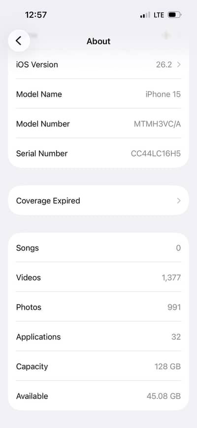 IPHONE 15 JV WITH BOX