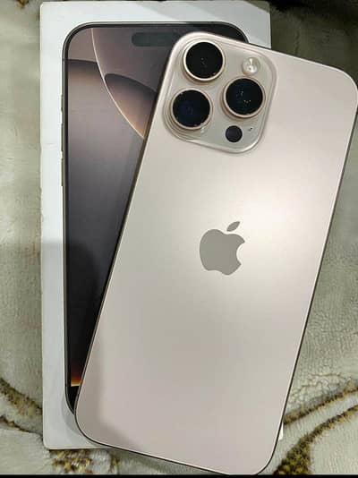 iPhone 16 Pro Max 256 –Non PTA – Gold – Battery H 100