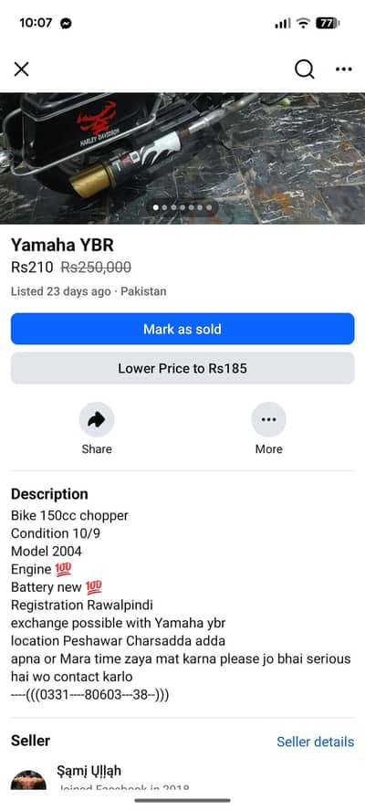 Yamaha YBR G 23 models