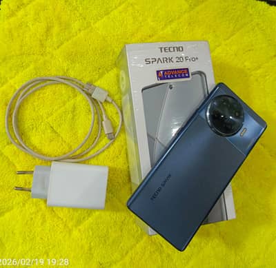 Tacno Spark 20 pro plus 16/256 With box charger
