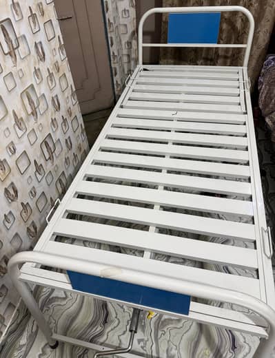 Adjustable Patient Bed heavy Steel Body Excellent condition