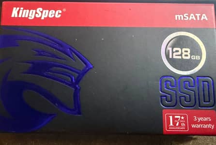Kingspec M Sata SSD 128 GB brand new 100% Health