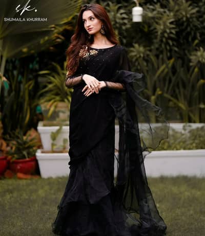 Lehnga and saree both