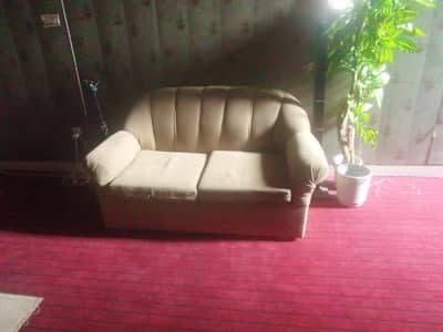 Sofa set + carpet + two seater contact on WhatsApp only 03264666024