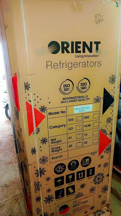 Orient fridge box pack large size urgent for sale