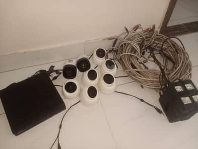 8 Camera CCTV Security System with DVR – Complete Set
