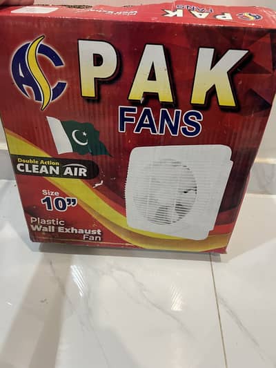 Brand New Pak Fan Exhaust Fan – 2 Packs Available – Rs 3400 Each