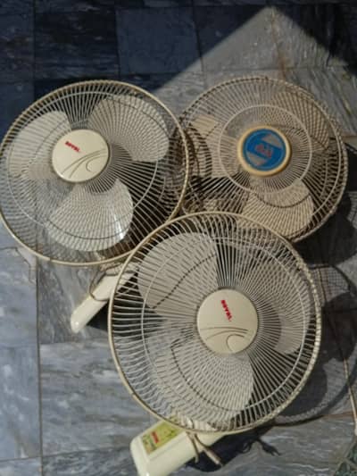 set of 3 fans