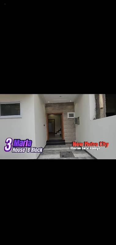 Prime Location 3 Marla House For sale In New Metro City Sarai Alamgir