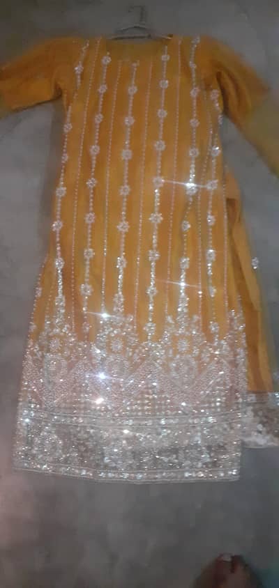 Hand emboudery suit  3 pcs party wear