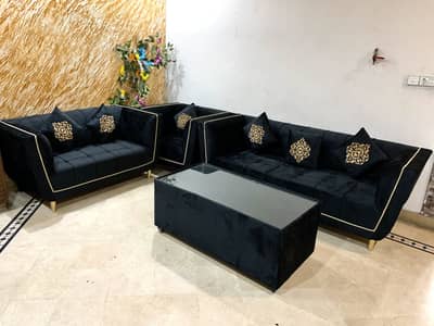 6 seater’s sofa set & tabel sale in fsd