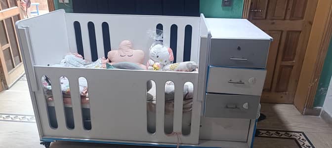 baby coat for sale only 8 months used with draws like wardrobe options