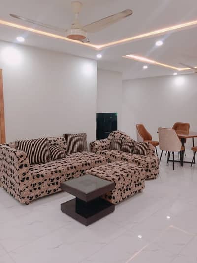 Brand New 2 bed apartments fully furnished apartments available for rent in rezinable price and prime location