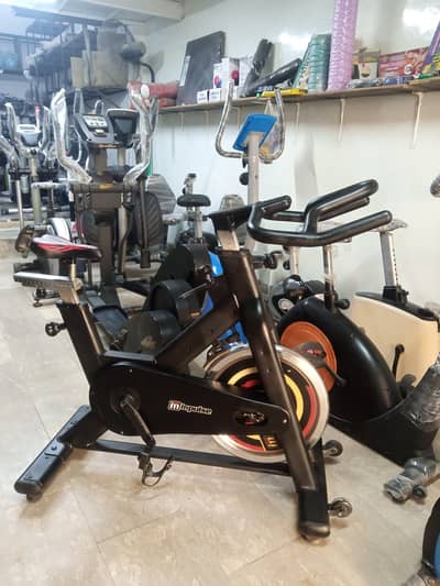 Exercise ( Commercial spin bike) cycle