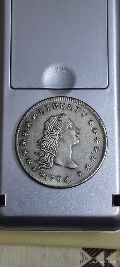 USA 1794 FLOWING HAIR DOLLAR ANTIQUE COIN | OLD COIN | USA RARE COIN |