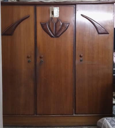 Wooden 3 door Wardrobe