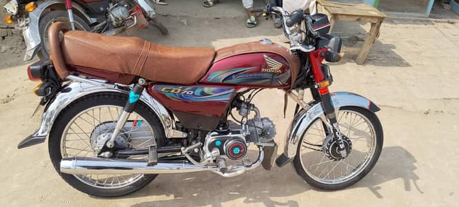 HONDA CD 70 2024 MODEL FRESH CONDITION BIKE