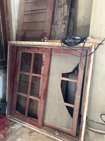 wooden window