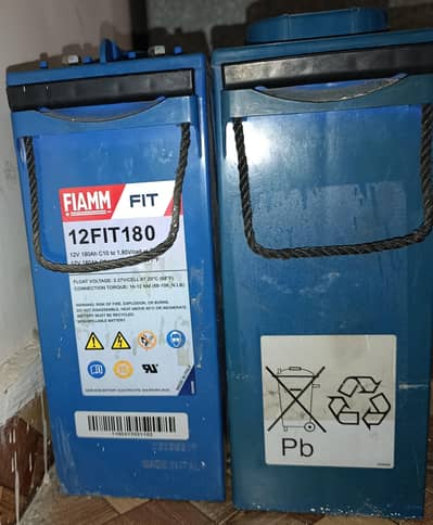 FIAAM FIT 12 volt 180 Ampere Dry Batteries