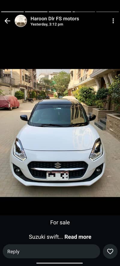 Suzuki Swift Auto Model 2016 Reg. 2017 baige color