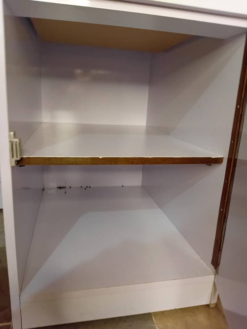 White colour study table and deck table 3