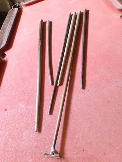 Billiard Table With Balls And Sticks