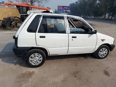 Suzuki Mehran 1998 - White Color - Phone no: 03261020318