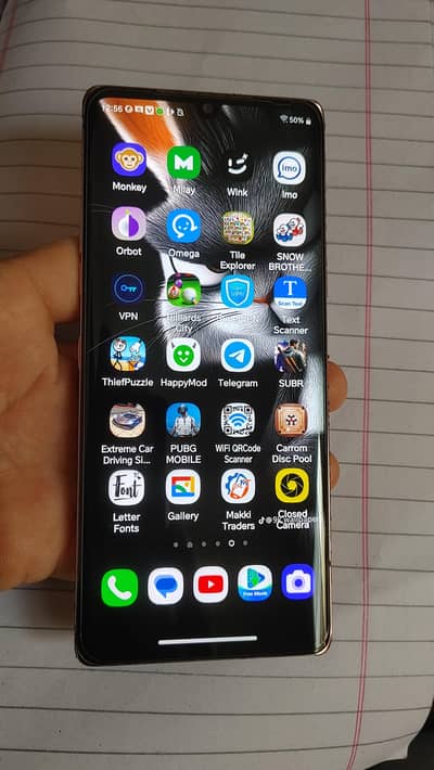 LG valvet edge display