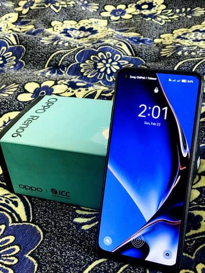 Oppo Reno6 | 8GB + 8 GB Extended RAM | 128 GB |full Box |