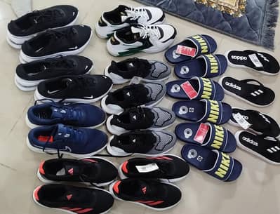 50% Off Authentic New Nike Adidas shoes + Slippers