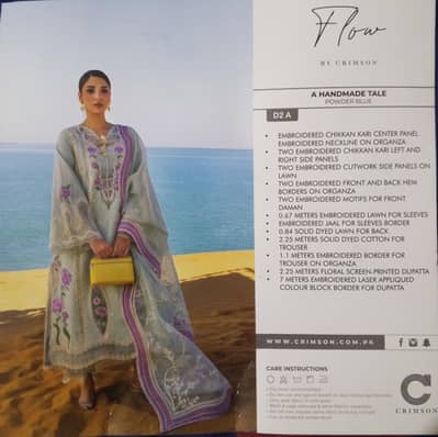 Flow by crimson Lawn suit