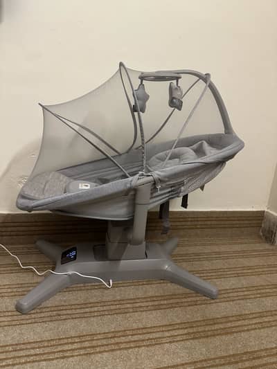 Mastela 3in1 Multi-Functional Bassinet Printed Grey