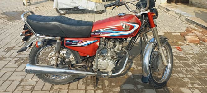 Honda CG125 euro Red Color 2015 for sale