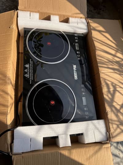 Geepas Double Burner Infrared Cooker GIC6132P 4000W Built in