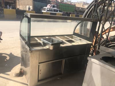 Display Counter / Chaat Counter / Salad Counter / Salan Counter+Choola