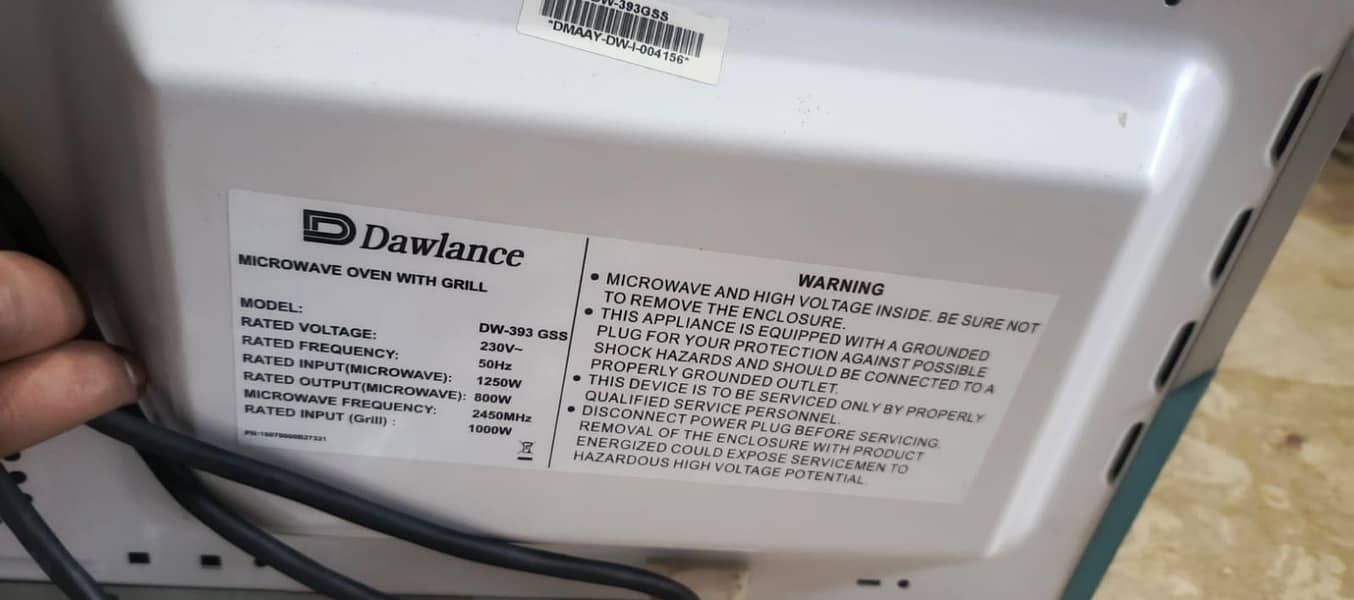 Dawlance Microwave 0