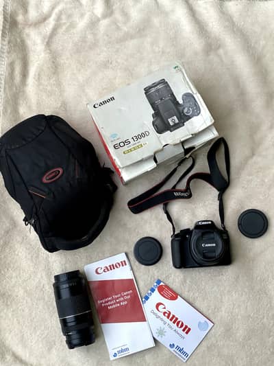 Canon EOS 1300D DSLR for Sale Excellent Condition 9/10