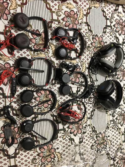 NOISE CANCELLATION CALLING HEADSETS PLANTRONICS JABRA LOGITECH